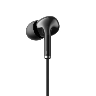 Вакуумні навушники з мікрофоном HAVIT HV-E306P Black - фото №4