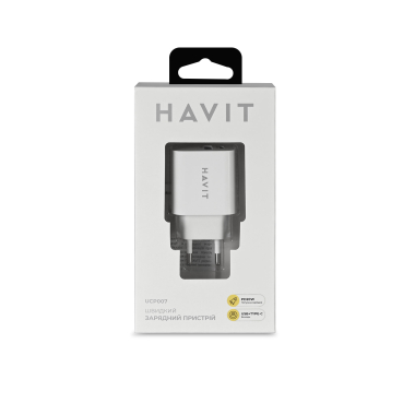 Зарядний пристрій HAVIT HV-UCP007 20W USB+Type-C - фото №9