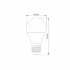 LED лампа VIDEX  A60e 12W E27 4100K - фото №3