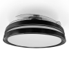 LED Світильник з вентилятором VIDEX CLF06 60W 3000K-4200K-6000K Black - фото №4