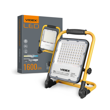 LED прожектор акумуляторний PREMIUM VIDEX F2A 50W 5000K - фото