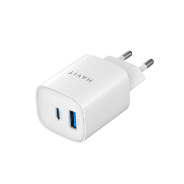 Зарядний пристрій HAVIT UC30 PRO GaN 30W USB-A+USB-C White - фото №5