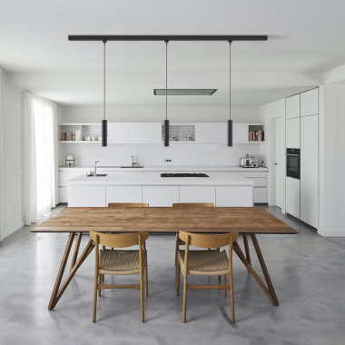 LED світильник підвісний трековий VIDEX 10W 4100K чорний - фото №3