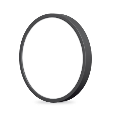 LED Світильник круглий накладний VIDEX 24W 5000K Black - фото №2