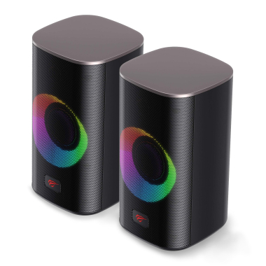 Стерео колонки ігрові HAVIT HV-SK212SE USB RGB Black - фото №4
