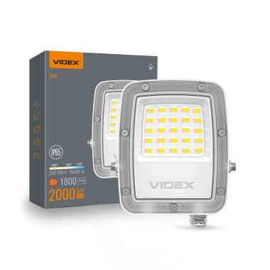 LED прожектор VIDEX F5 20W 3000-5000-6500K 230V White (VL-F5-020CW) - фото