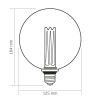 LED лампа VIDEX Filament VL-DI-G125FC1980S 4W E27 1800K Smoke - фото №3