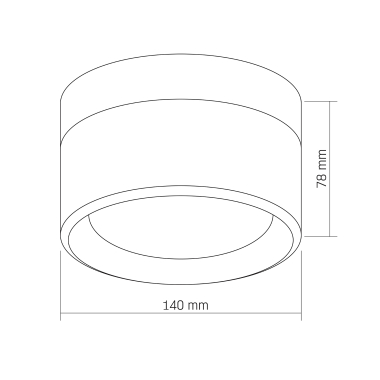 LED світильник IP65 круглий VIDEX BHD01 9W 2400-3200-4300K Black - фото №6