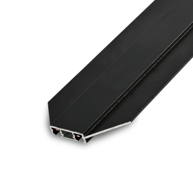 Магнітний шинопровід трековий врізний VIDEX FTR20B 2м чорний - фото №2