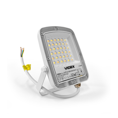 LED Floodlight VIDEX F5 30W 3000-5000-6500K 230V White (VL-F5-030CW) - photo №3