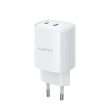 Зарядний пристрій HAVIT UC45 PD45W 2xUSB-C White - фото 