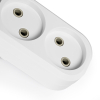 Мережевий розгалужувач без заземлення 3 гнізда білий TITANUM STANDARD - фото №6