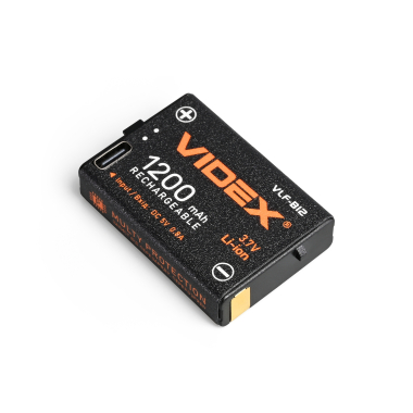 Battery VIDEX Li-ion VLF-B12 (with protection) 1200mAh 1pcs BLISTER - photo №6