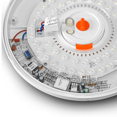 LED Світильник накладний з датчиком руху VIDEX VL-CLR-200-2G 20W 2700-6500K - фото №6