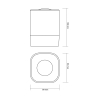 LED світильник акумуляторний TITANUM TLTF-016RW - фото №3