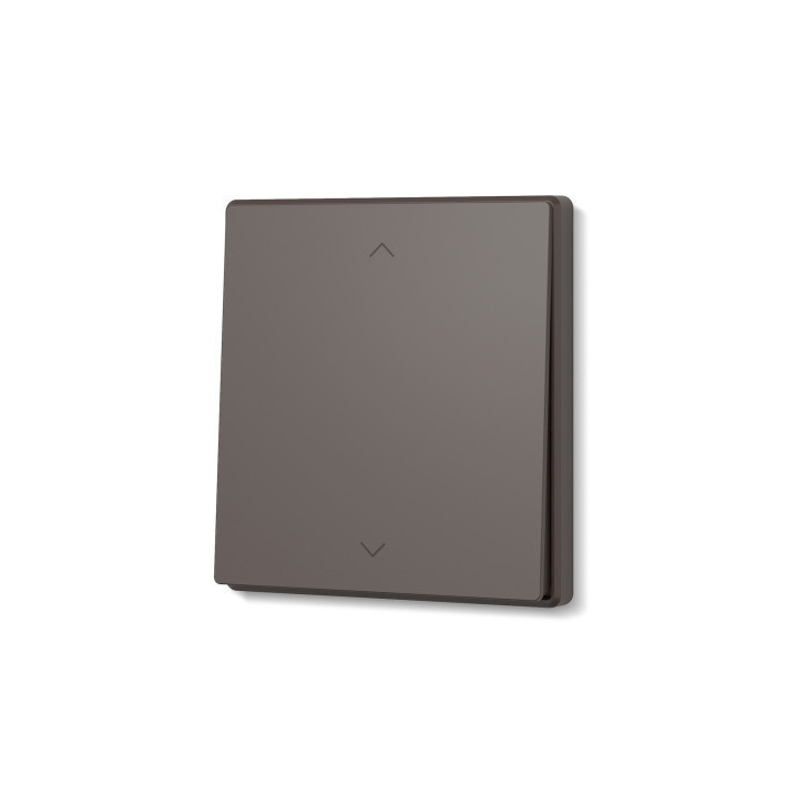 Вимикач одноклавішний прохідний мокко VIDEX NOTA (VF-NT-SW1P-BR) - фото