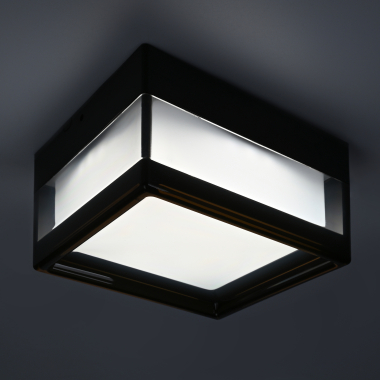 LED світильник IP65 квадратний VIDEX BHD02 9W 2400-3200-4300K Black - фото №10