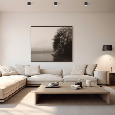 Світильник VIDEX під лампу GX53 накладний Чорний (VL-SPF26A-B) - фото №3