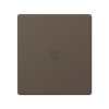Doorbell button mokko VIDEX NOTA (VF-NT-DB1-BR) - photo №2