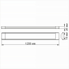 LED свiтильник лiнiйний TITANUM 36W 1.2М 6500K - фото №3