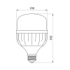 LED lamp TITANUM A100 30W E27 6500К - photo №3