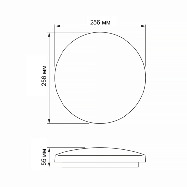 LED світильник настінно-стельовий TITANUM 18W 5000K Криві лінії - фото №3