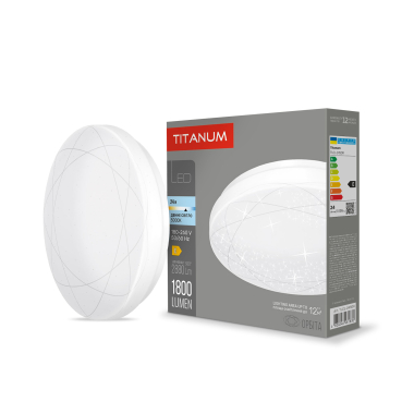 LED світильник настінно-стельовий TITANUM 24W 5000K Орбіта - фото