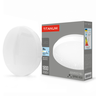 LED світильник настінно-стельовий TITANUM 24W 5000K Зоряне небо - фото