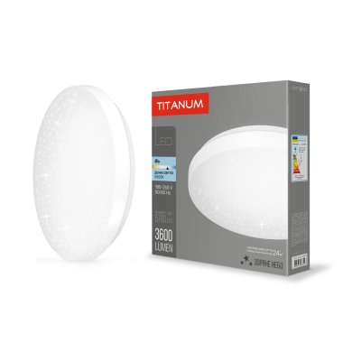 LED світильник настінно-стельовий TITANUM 48W 5000K Зоряне небо - фото