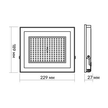 LED прожектор TITANUM TLF1006 100W 6500K - фото №5