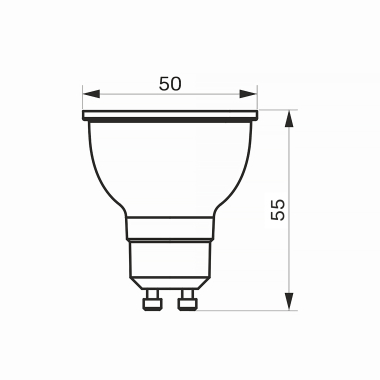 LED лампа TITANUM MR16 6W GU10 4100K - фото №3