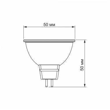 LED лампа TITANUM MR16 6W GU5.3 4100K - фото №3