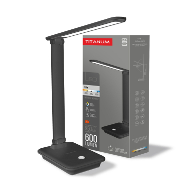 LED  table lamp TITANUM 10W 3000-6500K black - photo