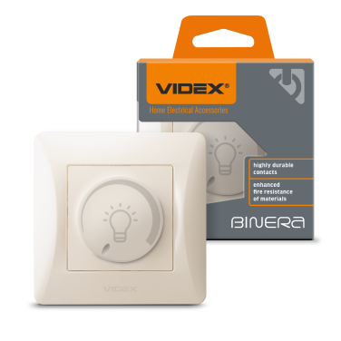 Dimmer LED 200W cream VIDEX BINERA