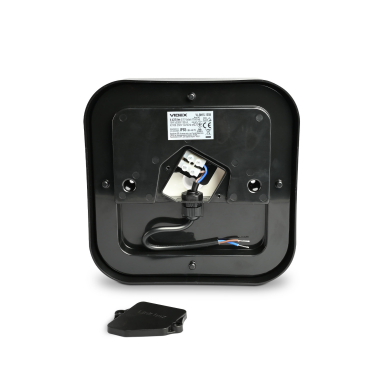 LED світильник ART IP65 квадратний VIDEX 15W 5000K Black - фото №3