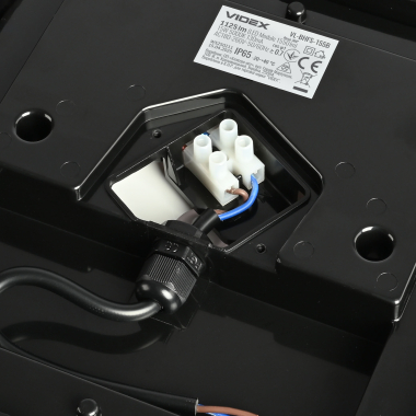 LED світильник ART IP65 квадратний VIDEX 15W 5000K Black - фото №4