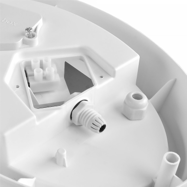 LED світильник IP65 овальний VIDEX 12W 5000K білий сенсорний - фото №3