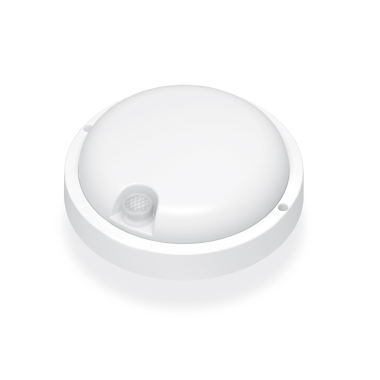 LED світильник з датчиком ІЧ IP54 круглий VIDEX 12W 5000K сенсорний білий - фото №3