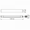LED світильник IP65 лінійний VIDEX 40W 1,2М 5000K - фото №5
