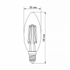 LED лампа VIDEX Filament C37F 6W E14 4100K - фото №3
