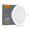 LED світильник Back вбудований круглий VIDEX 26W 5000K - фото 