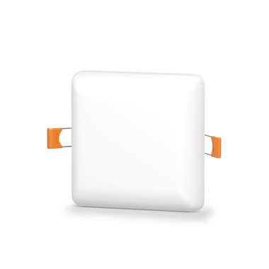 LED світильник безрамковий квадратний VIDEX 9W 4100K - фото №2