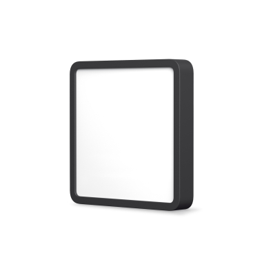 LED Світильник накладний квадрат VIDEX 18W 5000K Black - фото №2