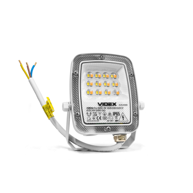 LED Floodlight VIDEX F5 10W 3000-5000-6500K 230V White (VL-F5-010CW) - photo №3