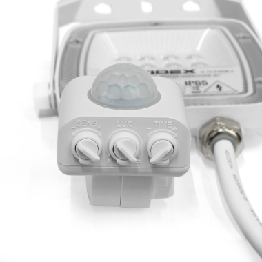 LED Floodlight VIDEX F5 10W 3000-5000-6500K with motion sensor 230V White (VL-F5-010CW-S) - photo №5