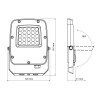 LED прожектор VIDEX F5 20W 3000-5000-6500K 230V White (VL-F5-020CW) - фото №14