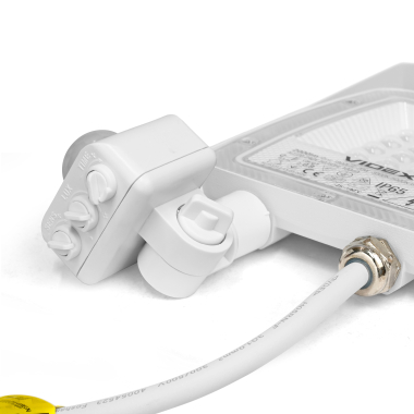LED Floodlight VIDEX F5 20W 3000-5000-6500K with motion sensor 230V White (VL-F5-020CW-S) - photo №7