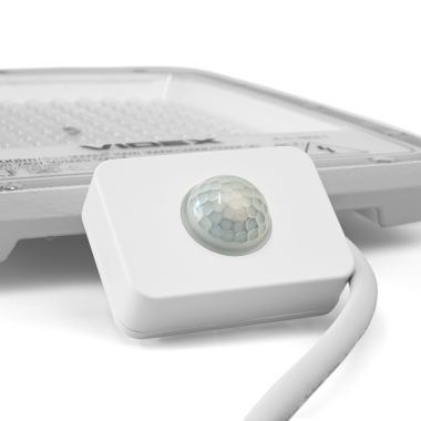 LED Floodlight VIDEX F5 100W 3000-5000-6500K with motion sensor 230V White (VL-F5-100CW-S) - photo №6