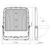 LED прожектор VIDEX F5 300W 3000-5000-6500K 230V White (VL-F5-300CW) - фото №15