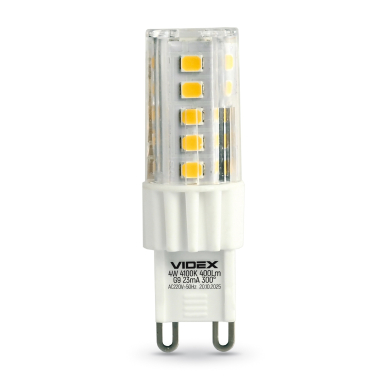 LED lamp VIDEX G9S 4W G9 4100K  silicone - photo №2